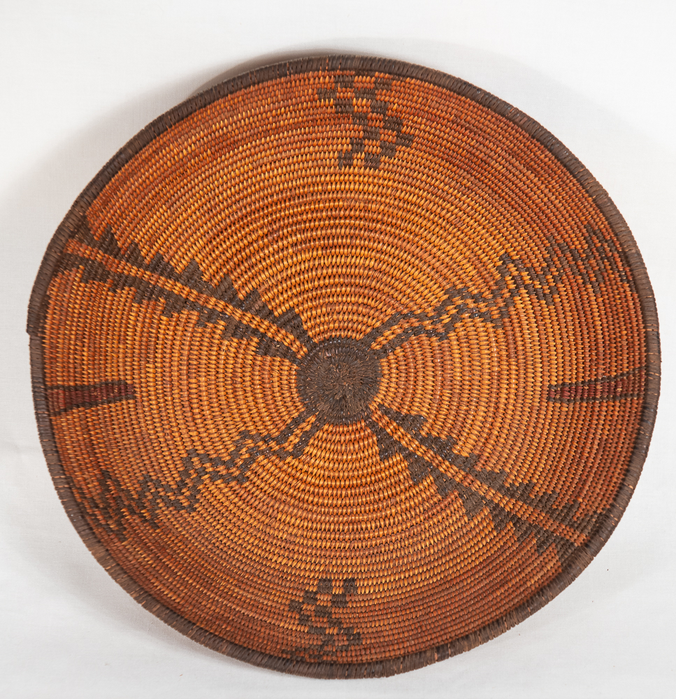 apache polychrome basket lightning and rain