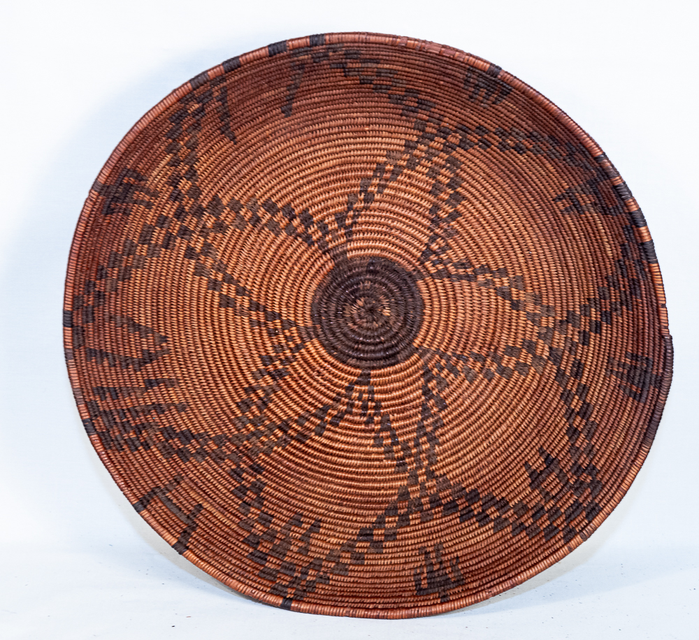 Yavapai Basket with human figures