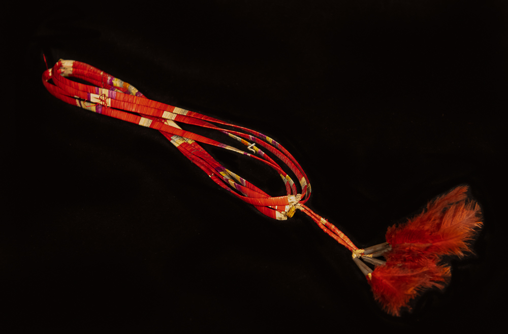 Plains Indian quill bands plains quilled hatband
